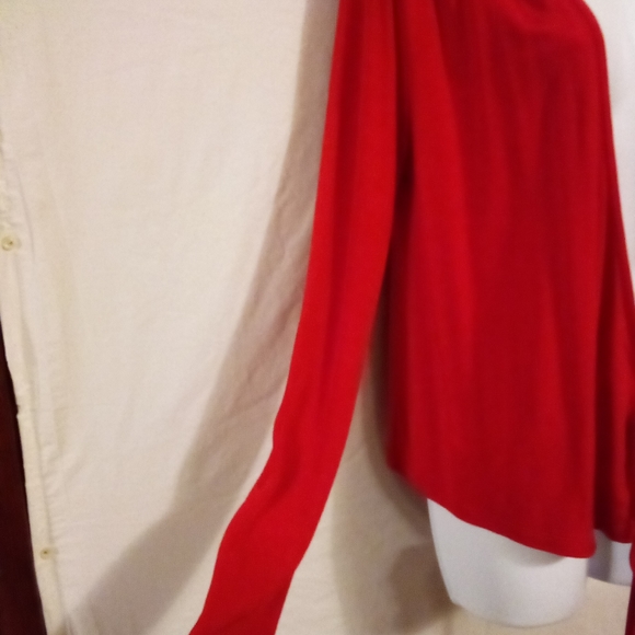 & other stories Red Tie Knot Front Cardigan - Picture 9 of 9